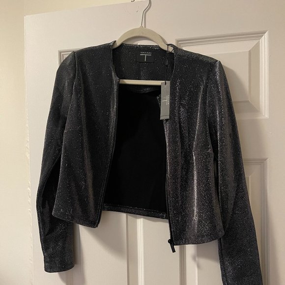 Tahari Womens Metallic Blazer NWT - Picture 1 of 4